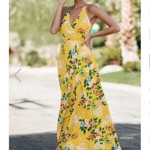 Yumi Kim floral Rush Hour wrap maxi silk medium